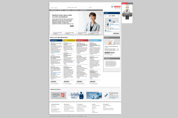 Weiterentwicklung Intranet BOSCH