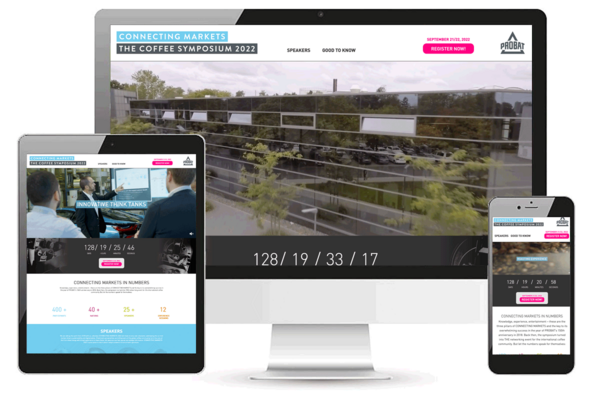 PROBAT Connecting Markets  Event Website