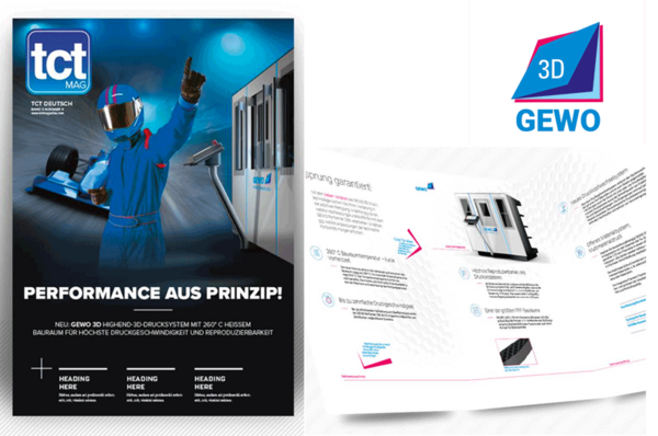 GEWO Industrie 3D Drucker Print