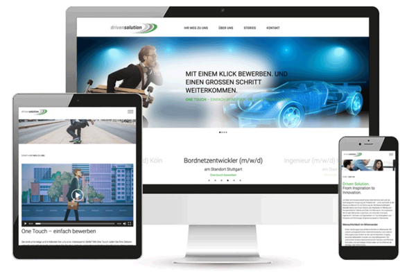 Bild Recruiting Website - staatlich gefördert